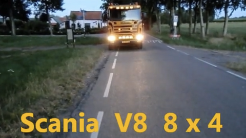 Video Scania V8