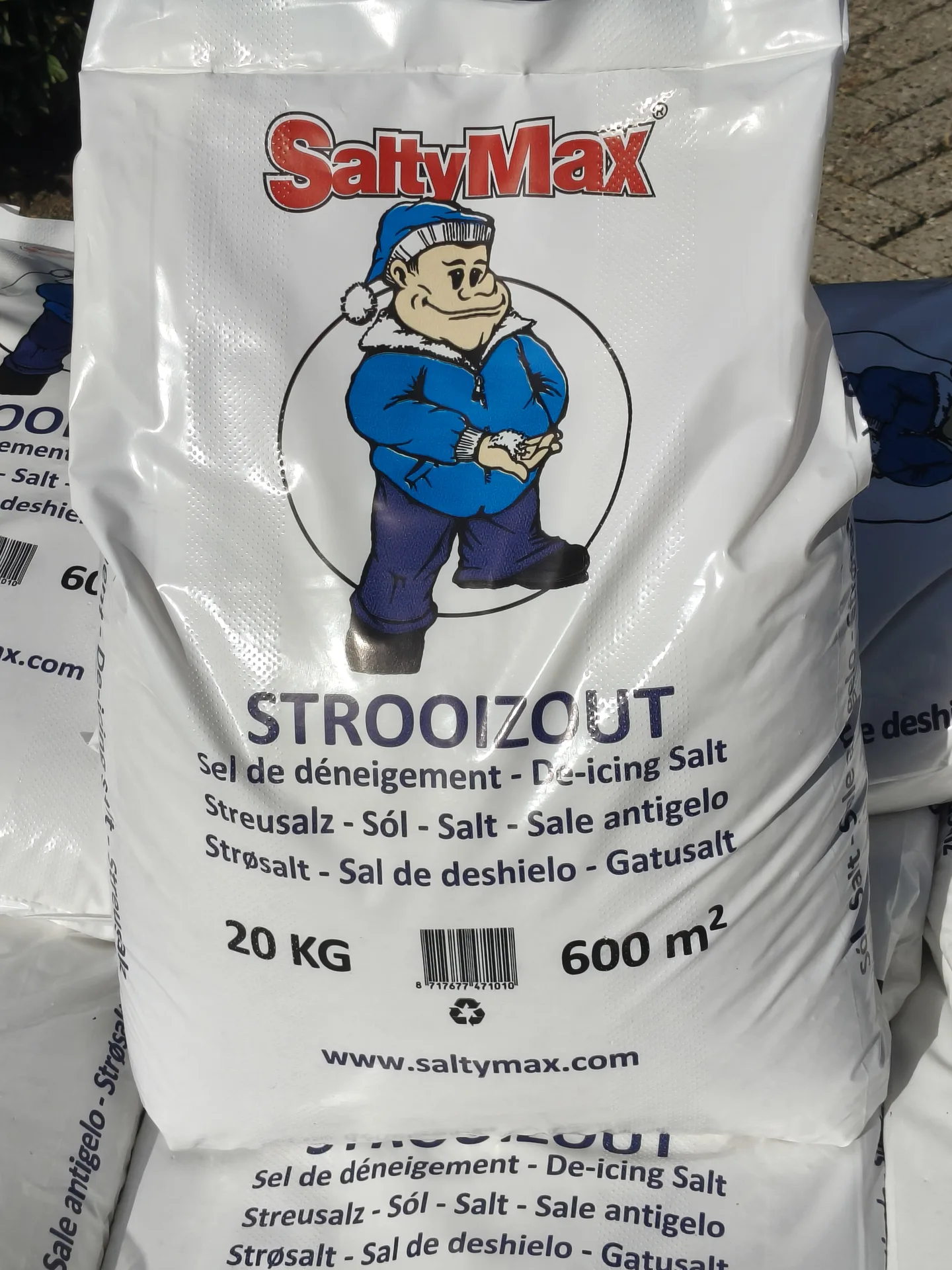 Saltymax® strooizout 20kg per zak
