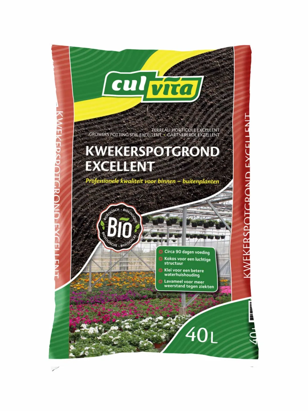 Kwekers potgrond 40 liter